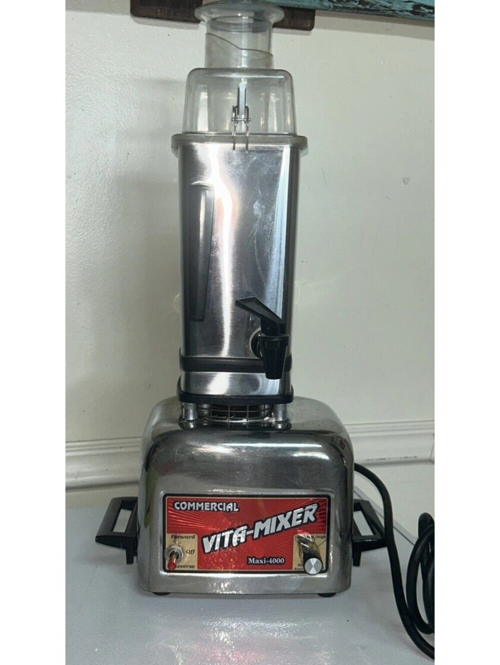 Vintage Vita-Mixer Maxi-4000 Commercial Vitamix Blender TESTED/WORKS